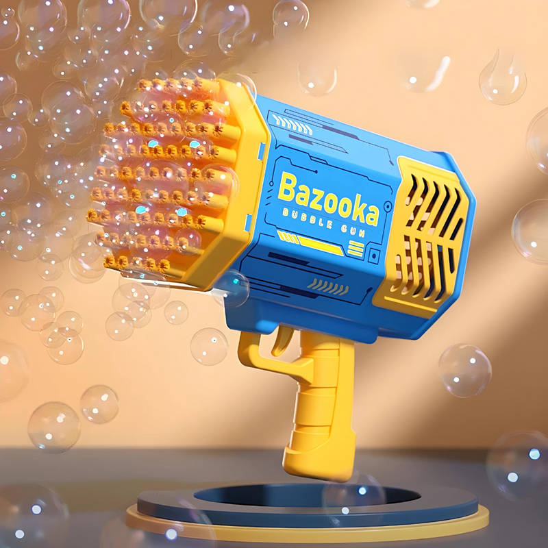 Pistola de Bolhas Automática Extragrande - Bazooka 69 ou 88 furos