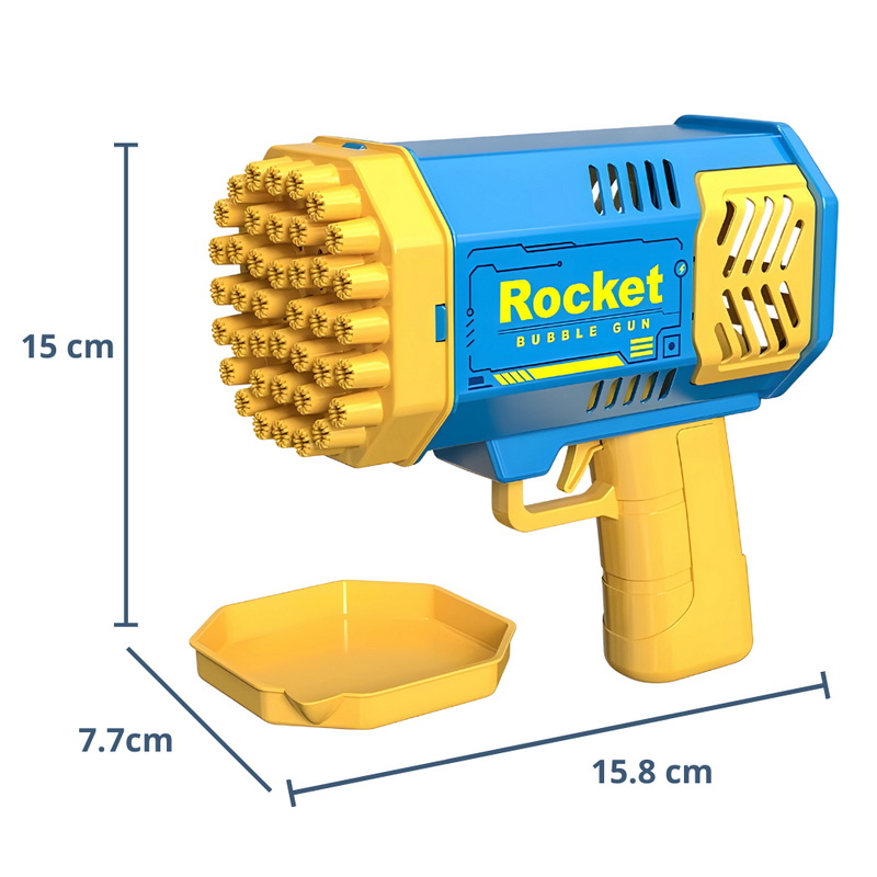 Pistola de Bolha Automática - Rocket Bubble 40 furos