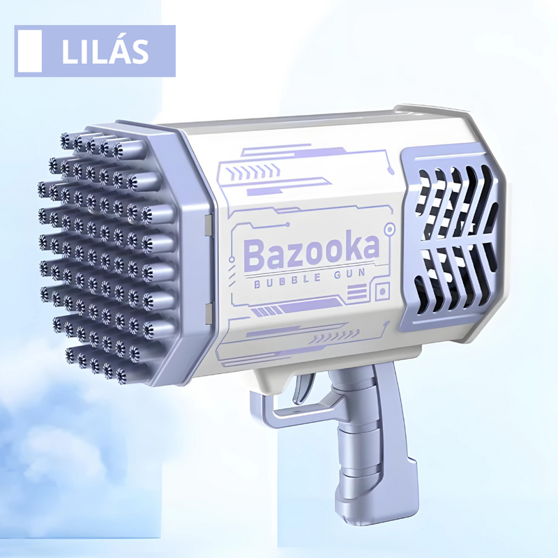 Pistola de Bolhas Automática Extragrande - Bazooka 69 ou 88 furos