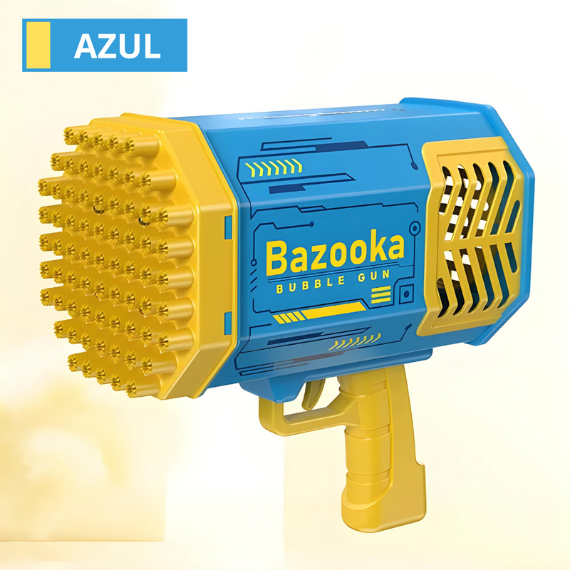 Pistola de Bolhas Automática Extragrande - Bazooka 69 ou 88 furos