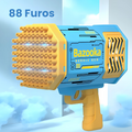 Pistola de Bolhas Automática Extragrande - Bazooka 69 ou 88 furos