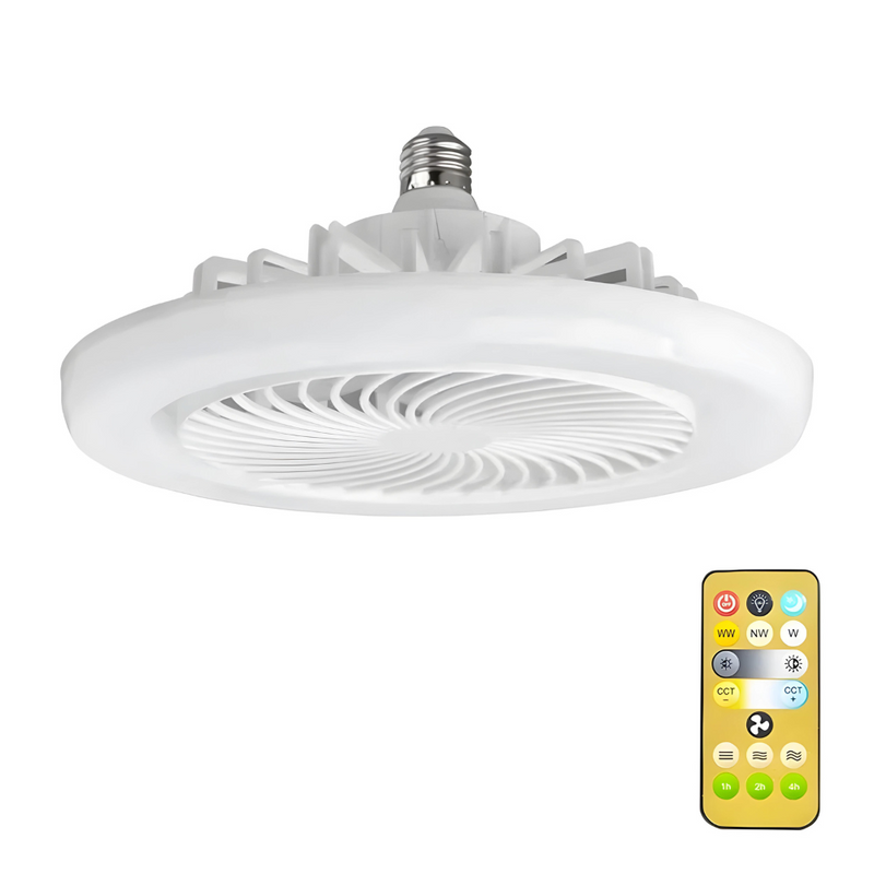 Luminária LED com Ventilador - LuminaBreeze