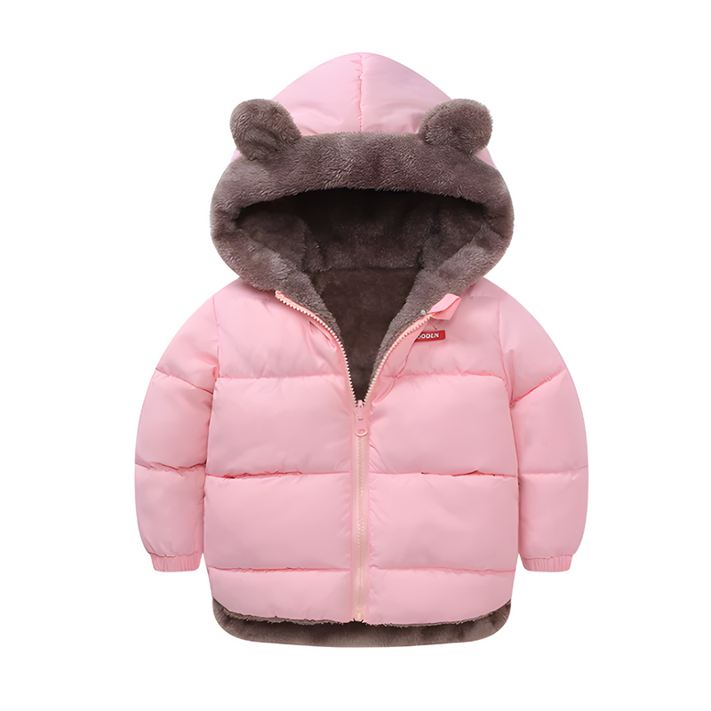 Casaco Infantil Dupla Face com Capuz - CozyBear