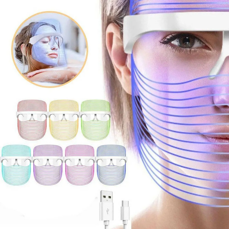 Máscara Facial de Rejuvenescimento com Fototerapia LED - LuminDerm™